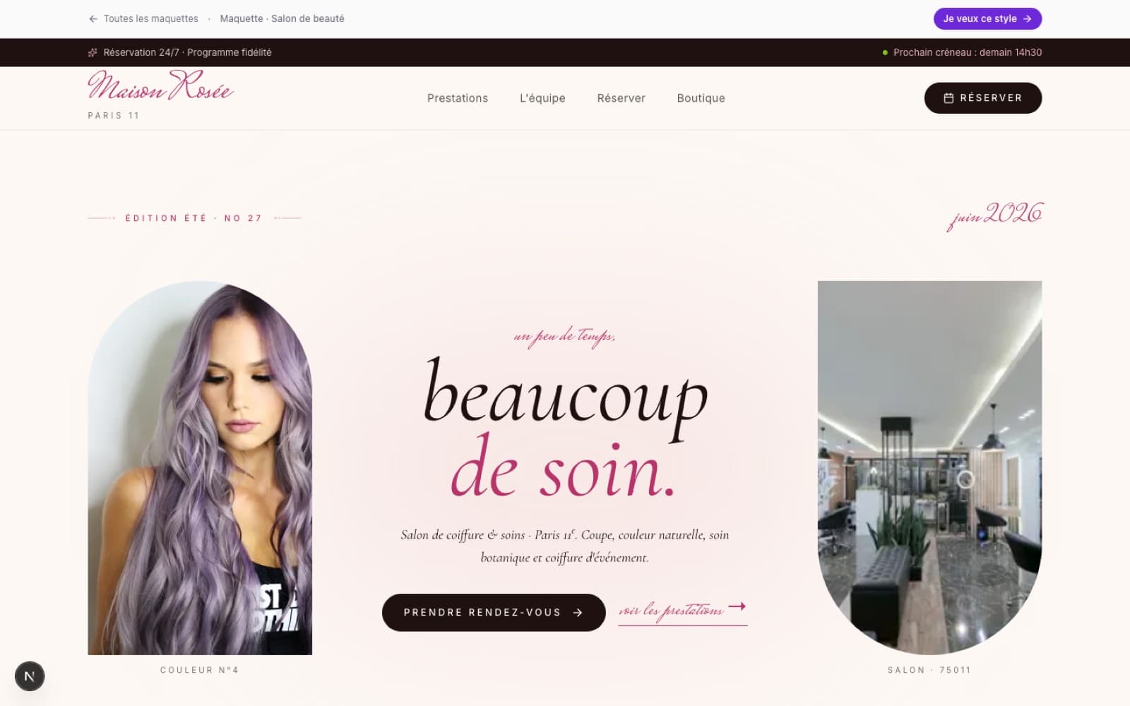 Salon de beauté